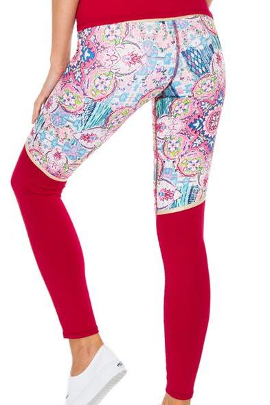 Luli Fama Azucar Gold Trimmed Legging